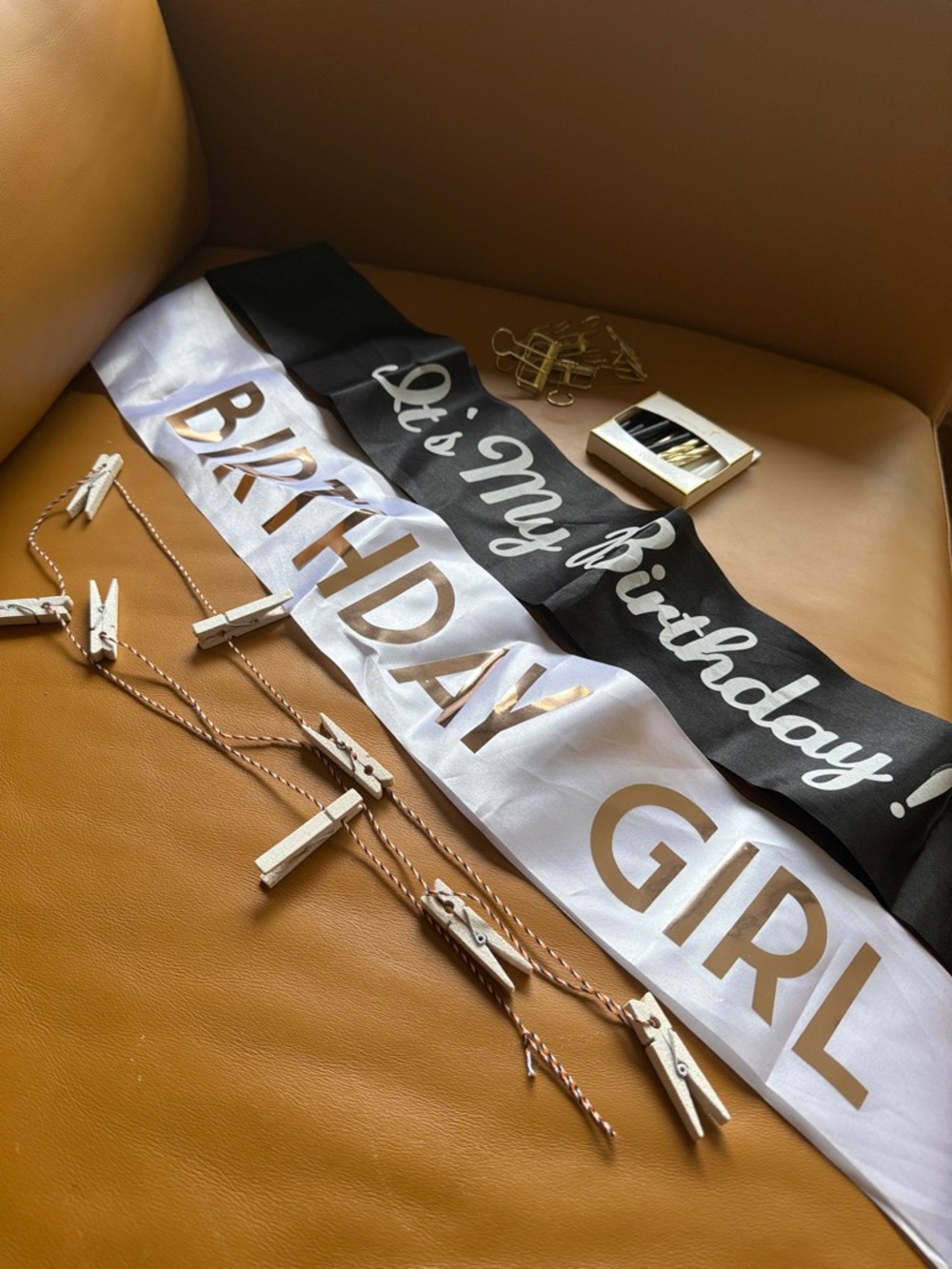 "It's My Birthday", “Birthday Girl” - Sash, Candles and Photo Display